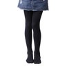 EVERSWE Girls Tights, Semi Opaque Footed Tights, Microfiber Comfortable Tights, Dance Tights (5-7, Black)