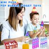 75Pcs Party Favors for Kids 3-5 4-8 Fidget Toys Bulk Mini Pop Keychain Sensory Toys Stocking Stuffers Birthday Carnival Treasure Classroom Prizes Toddler Toys Stress Relief toys