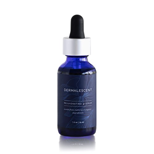 Dermalescent Antioxidant Serum for Anti Aging made from Organic Ingredients - Enhanced Facial Oil - Natural Wrinkle Skin Care with Vitamin E Vitamin C and Olive Squalane