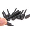 ASNOMY 10PCS Woodworking Twist Drill Bits, Wood Carving File Rasp Drill Bits 6.3mm(1/4") Shank Electrical Tools Woodworking Rasp Chisel Shaped Rotating Embossed Grinding Head with Storage Bag