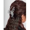 HAQUIL Metal Butterfly Hair Clip, Stylish Hair Claw Clips, Elegant Hairclips For Women and Girls Hair Clamps Gift Headwear Accessories