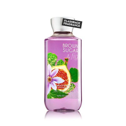 2PK Bath & Body Works Shea & Vitamin E Shower Gel Brown Sugar & Fig