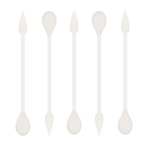 900pcs Precision Cotton Swabs, Pointed&Flattened Tip Cosmetic Applicators