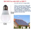 Taysing 12V Light Bulb A15 3W Soft White 3000K E26 Screw Base 12v led bulb DC 12 volt 24v 36v 48v Low Voltage Lights for Solar Battery System,RV,Marine Boat,Off Grid Lighting(3W-3000K-4 Pack)