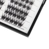Bodermincer 100 Clusters/box Home Eyelash Extension Thick Segmented 3D Effect Glue Bonded Individual Eyelash Extension Eyelashes Bunches Professional Makeup False Eyelashes (10MM)