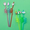 24pcs Unicorn Party Straw Unicorn Birthday Party Supplies Drinking for Unicorn Party Favors Goodie Bag Stuffers