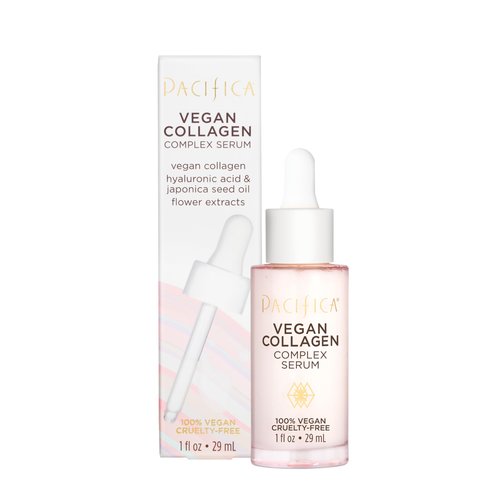 Pacifica Beauty Vegan Collagen Complex Serum, Hyaluronic Acid, Hydrating &amp; Moisturizing for Aging...