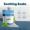 Cold Season Bath Salt 32 Ounces Epsom Salt with Natural Rosemary, Peppermint, Eucalyptus and Lemon Essential Oils Plus Vitamin C in BPA Free Pouch with Easy Press-Lock Seal