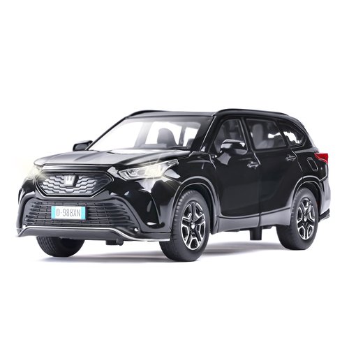 Toy Model Car for Boys 1:32 for Crown Diecast Cars Doors Open for Kids 3-5 Years Old, Alloy Pull Back Metal Toy Car with Lights and Sounds for Boys Kids, Birthday Gift Ideas Toys for Boys Girls Kids