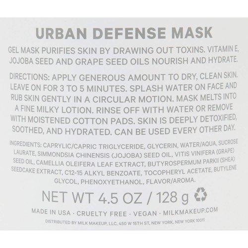 Milk Makeup Urban Defense Mask - Detoxifying Face Mask
