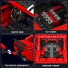 Mould King Car Challenger Hellcat Super Car Models Building Toys, Pull Back Toy Cars 15080 Model Car Kits Building Blocks Kit, Speed Champion Model Car Building Kits for Adults Kids 8+(738 PCS)