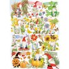 Cobble Hill 1000 Piece Puzzle - A Happy Gnome Life - Sample Poster Included