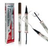 JOSURBEAUTY 2-in-1 Eyebrow Pencil with Sealing Glue - All Day Makeup, Waterproof eyebrow,Double Ended, Medium Brown