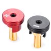 RCHUBAM Heatsink Bullet Plug Grips 2PCS Banana Plug Connectors with Brass Heatsink Grips - 4mm/5mm Aluminum RC Battery Bullet Plug for RC Model Crawler Cars Upgrade Parts (4.0mm)