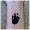 Bear and Wolves Temporary Tattoos for Kids | 32 Tattoos on 2 Sheets | Fake Tattoos for Boys and Girls | Fun Metallic Shiny Animal Tattoos for Kids | By Twink Designs