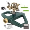 Melnor 65163AMZ Metal Pulsating Sprinkler Bundle, Green