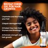 Brzeaf Natural Chebe Oil from Chad - 3.38OZ, Moisturizing African Scalp and Hair Oil for Promoting Growth, Deterring Breakage & Deep Conditioning