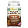 aSquared Nutrition Natural Ceylon Cinnamon 1200mg - 120 Capsules, True Cinnamon-Extract Supplement Pills Promotes Heart Health