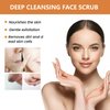 Orange Exfoliating Gel Scrub Face Body Skin Peeling Gel Face Scrub Deep Cleansing Moisturizing Facial Exfoliator Natural Orange Peeling Gel Face Scrub Cream for Women Skin Care (2PCS)