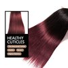 8A Brazilian Virgin Hair 99j Burgundy Straight Hair Weaves Bundle Free Part Red Wine Color 100% Unprocessed Human Hair Weft Weaves…
