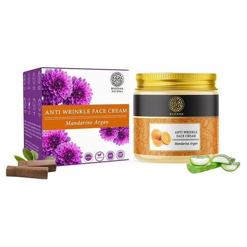 Buddha Natural Anti Wrinkle Face Cream (75 Gram, Pack of 1) - 100% Ayush Certified - Reduce Fine Lines, Wrinkles And Skin Ageing