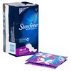 Stayfree Ultra Thin Overnight Pads with Wings, For Women, Reliable Protection and Absorbency of Feminine Moisture, Leaks and Periods, 28 Count