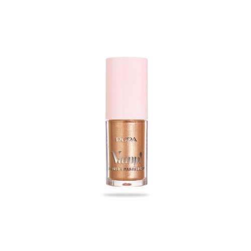 Pupa Milano Vamp! Liquid Eyeshadow - Shimmer Finish, Ultra-Adherent, and Lightweight - Ophthalmologically Tested - 006 Bronze - 0.13 oz
