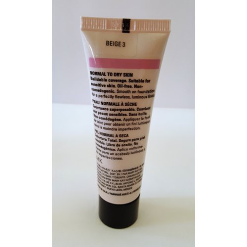 Mary Kay TimeWise Luminous Wear Liquid Foundation Beige 3. New/No box.