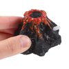 BESPORTBLE Mini Volcano Toy Aquarium Volcano Ornament Volcanic Eruption Model Fish Tank Decoration Simulation Volcano Figurine Ornament for Bonsai Fairy Garden Landscape Decor