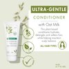 Klorane Ultra-Gentle Conditioner with Oat Milk, Sulfate-Free, Dermatologist and Pediatric Tested, Hypoallergenic, Vegan, Plant-based, Biodegradable 6.7 Fl Oz (Pack of 1)