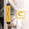 Firecore Magnetic Torpedo Level, 9-Inch Shockproof Toolbox Level with 3 Bubble Spirit Level 45 90 180 Degree