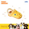 PAWTY Sandals - Plush Interactive Dog Toy - Treat Slot Snuffle Training - Durable Tug Rope Tug Fetch - Shoe Design with Squeaker for Aggressive Chewer - Small Medium Puppy Birthday Parody Gift