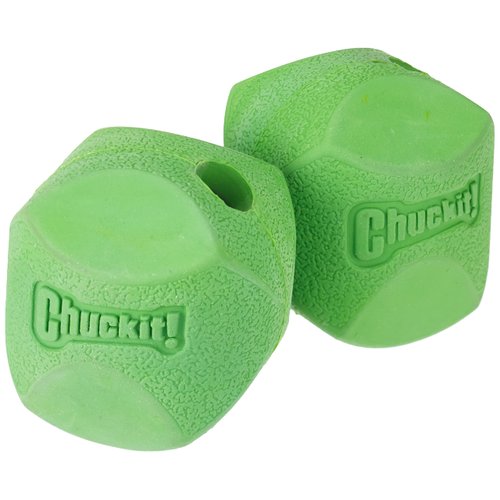 Chuckit! Erratic Ball Dog Toy, Medium (2.5 Inch), Pack of 2 Indoor and Outdoor Dog Toy