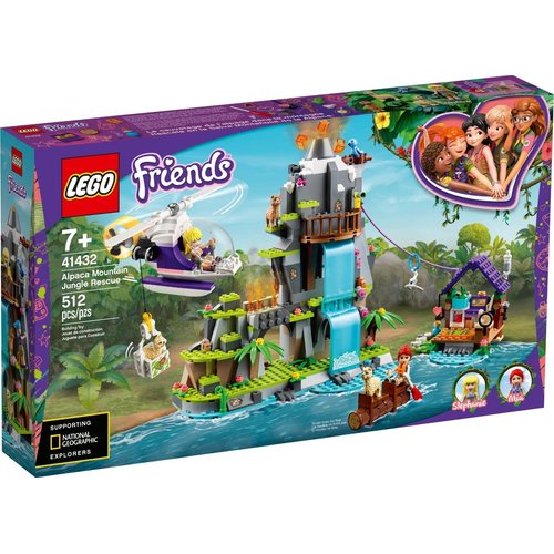 LEGO Friends Alpaca Mountain Jungle Rescue 41432 Building Kit