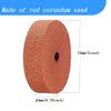 Luo ke 3'' Rotary Grinding Stone, 3/8'' Arbor Abarsive Stone Mounted Grinding Wheel with Connecting Rods for Bench Grinder, Table Grinder, Drill