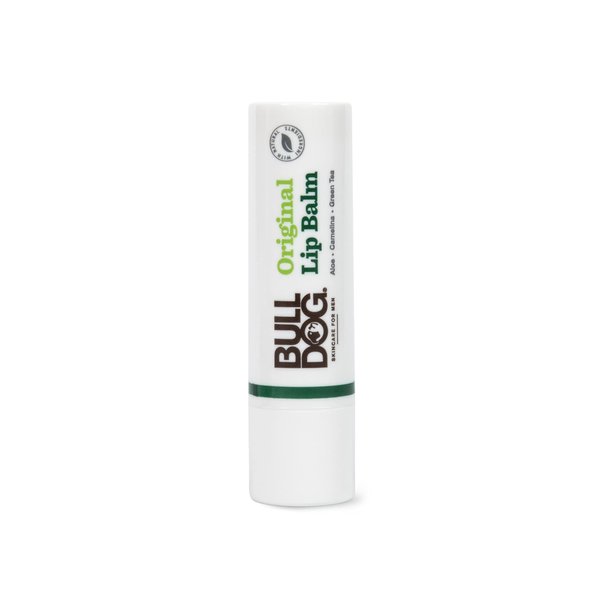 Bulldog Mens Skincare and Grooming Original Lip Balm with Peppermint Oil, 0.15 Ounces