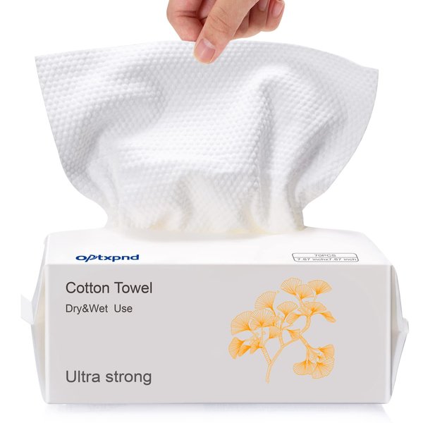 Disposable Face Towel Face Cloth for Washing, Thicker Disposable Face Cleaning Towelettes for Women Soft Face Towel for Cleanser Office Travel Makeup Remove