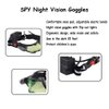 Weahre Spy Night Vision Goggles, Adjustable LED Night Goggles with Flip-Out Lights Green Lens for Kids Christmas Birthday Gifts Racing Bicycling, Skying to Protect Eyes (LNVG00)
