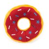 ZippyPaws Americana Jumbo Donutz - Summer Donut Dog Toy with No Stuffing for Girl & Boy Dogs, Squeaky Dog Toy Gifts for Dog Dads, (ZP1024)