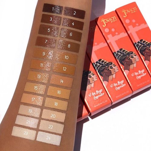 Juvia's Place I Am Magic Liquid Concealer J24 - Fairest w/Neutral-Cool Undertone / 0.34 fl oz, Full Coverage Concealer, Makeup Concealer, Hydrating Concealer, Waterproof Concealer, Long Wear Concealer