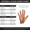 Battle Double Threat Football Gloves – Ultra-Tack Sticky Palm Receivers Gloves – Pro-Style Receiver Gloves, Youth, Small