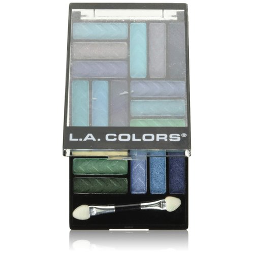 L.A. COLORS 18 Color Eyeshadow Palette, Shady Lady, 0.70 Oz,Powder