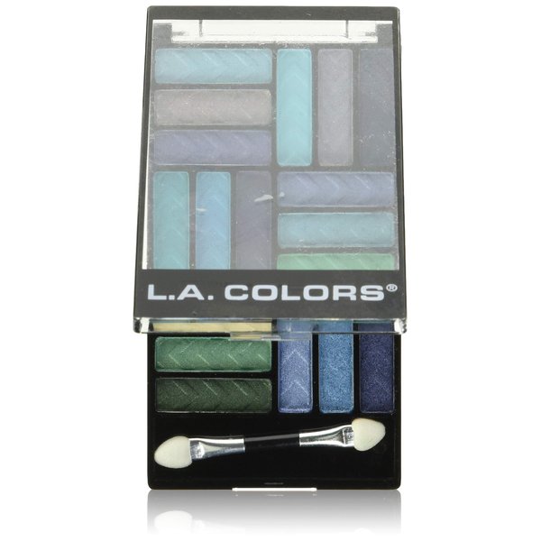 L.A. COLORS 18 Color Eyeshadow Palette, Shady Lady, 0.70 Oz,Powder