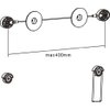 OSD Audio FM-01 Fixed Flat Wall Mount for 32-inch to 55-inch LED TV