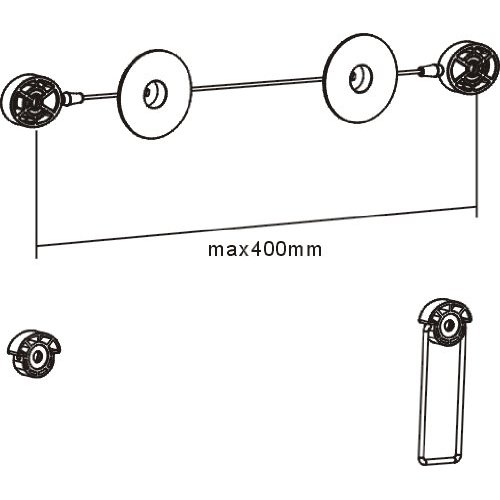 OSD Audio FM-01 Fixed Flat Wall Mount for 32-inch to 55-inch LED TV