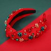 Christmas Headbands for Women, Christmas Bow Headbands, Christmas Bracelets Stack, Christmas Outfits Accessories, Christmas Party Decorations, Holiday Gifts, Ugly Sweaters Outfit (Pattern A)
