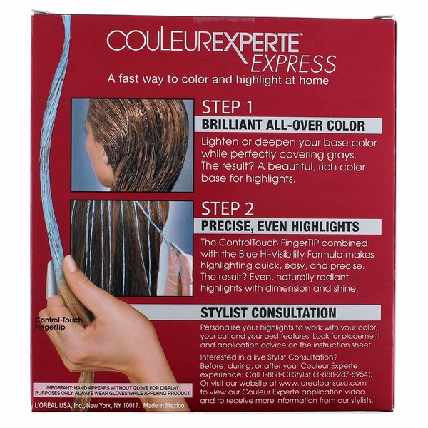 L'Oreal Paris Couleur Experte Color + Highlights in a Flash, Medium Iridescent Blonde - Ice