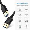 Jelly Tang USB 3.0 A to A Male Cable 3Ft,USB to USB Cable USB Male to Male Cable USB Cord with Gold-Plated Connector for Hard Drive Enclosures, DVD Player, Laptop Cooler (3Ft/1M)