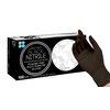 ASAP Thick Nitrile Gloves - 5.5 Mil Black Nitrile Powder Free Gloves, Black Latex Free Gloves - Disposable, Food Safe, Scratch Free, Multipurpose Gloves - Medium Black Nitrile Gloves, Box of 100