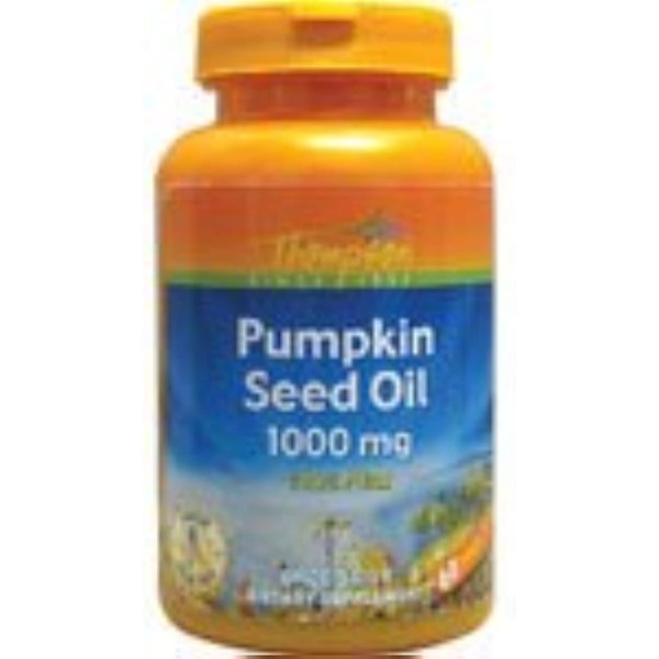 Thompson Pumpkin Seed Oil Seed, Softgel (Btl-Plastic) 1000mg 60ct
